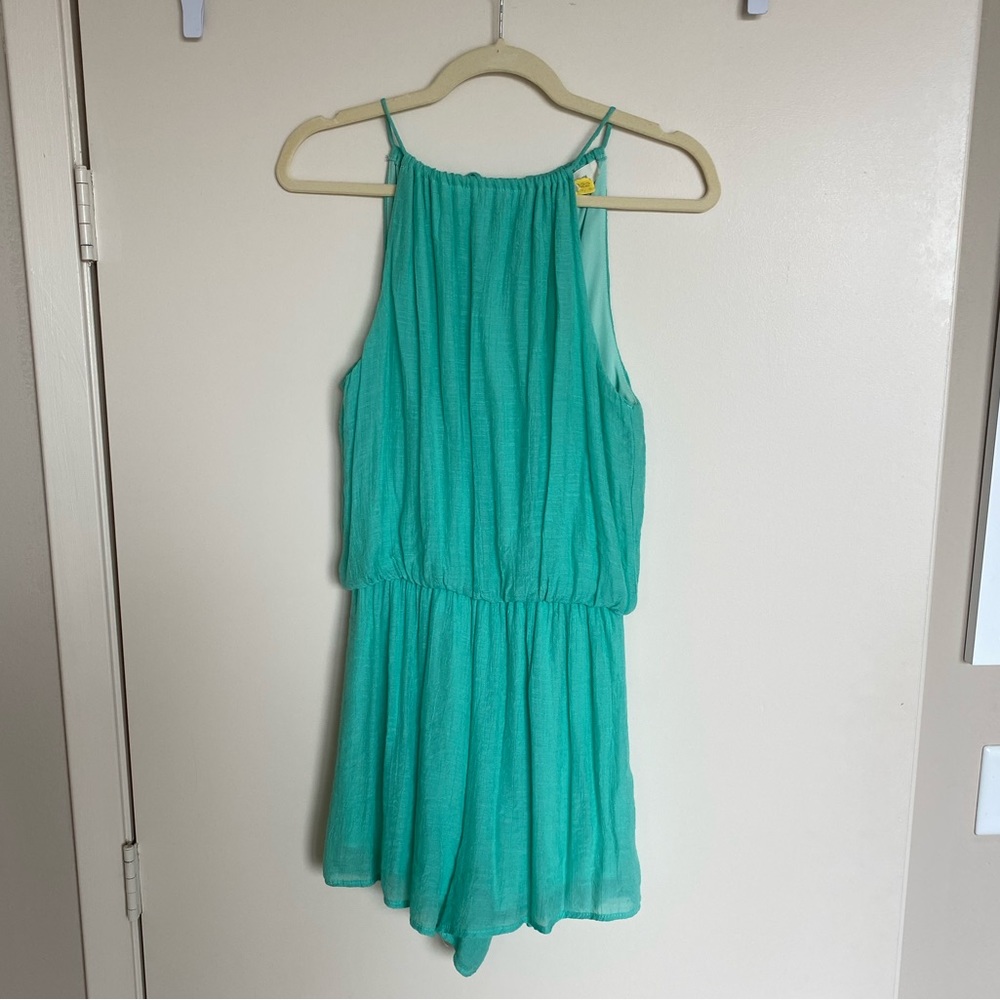 Turquoise Romper